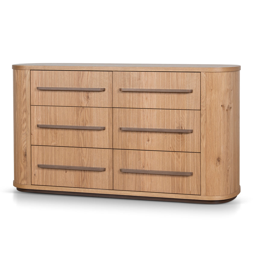 CDT12112-VN Chest of 6 Drawers - Knotty Oak