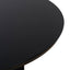 CDT12123-CI 1.2m Round Dining Table - Full Black