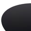 CDT12123-CI 1.2m Round Dining Table - Full Black
