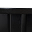 CDT12123-CI 1.2m Round Dining Table - Full Black