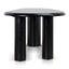 CDT12128-CI 2.1m Oval Dining Table - Full Black