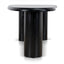 CDT12128-CI 2.1m Oval Dining Table - Full Black