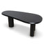 CDT12128-CI 2.1m Oval Dining Table - Full Black