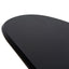 CDT12128-CI 2.1m Oval Dining Table - Full Black