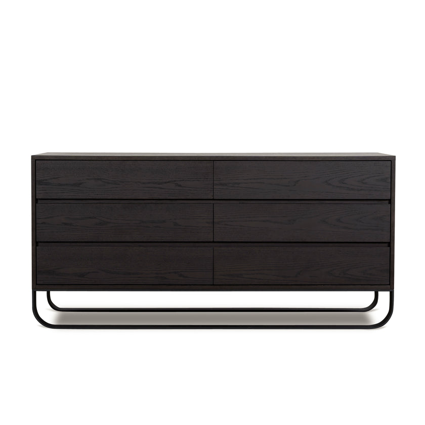 CDT12136-BB 1.6m Dresser Unit - Dark Walnut