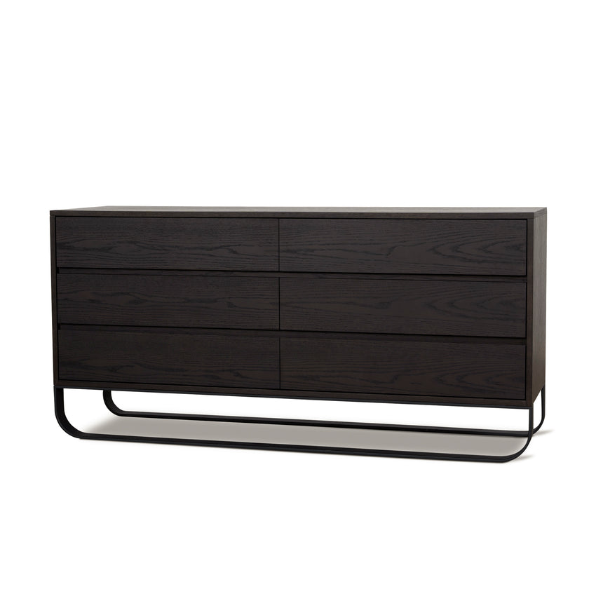 CDT12136-BB 1.6m Dresser Unit - Dark Walnut