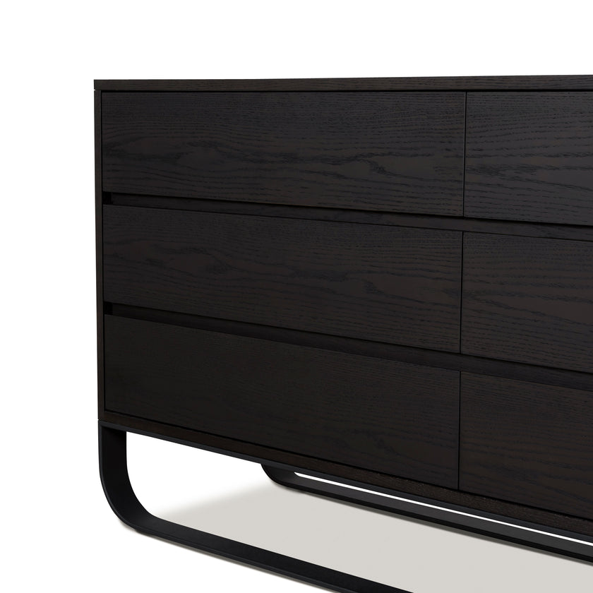 CDT12136-BB 1.6m Dresser Unit - Dark Walnut
