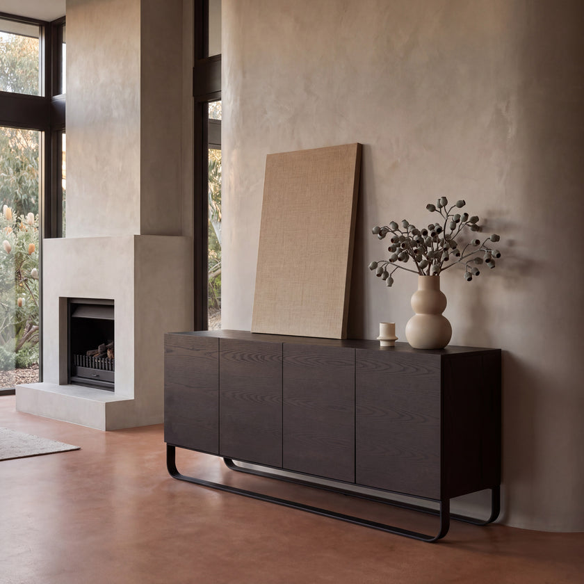 CDT12137-BB 1.8m Sideboard Unit - Dark Walnut
