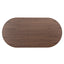 CDT12141-DW 1.8m Oval Dining Table - Walnut