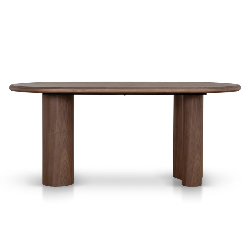 CDT12141-DW 1.8m Oval Dining Table - Walnut