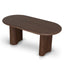 CDT12141-DW 1.8m Oval Dining Table - Walnut