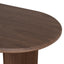 CDT12141-DW 1.8m Oval Dining Table - Walnut
