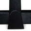 CDT12150-NI 1.2m Round Dining Table - Full Black