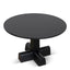 CDT12150-NI 1.2m Round Dining Table - Full Black