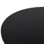 CDT12150-NI 1.2m Round Dining Table - Full Black