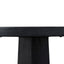 CDT12150-NI 1.2m Round Dining Table - Full Black