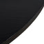 CDT12150-NI 1.2m Round Dining Table - Full Black