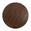 CDT12151-NI 1.2m Round Dining Table - Dark Brown