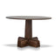 CDT12151-NI 1.2m Round Dining Table - Dark Brown
