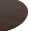 CDT12151-NI 1.2m Round Dining Table - Dark Brown