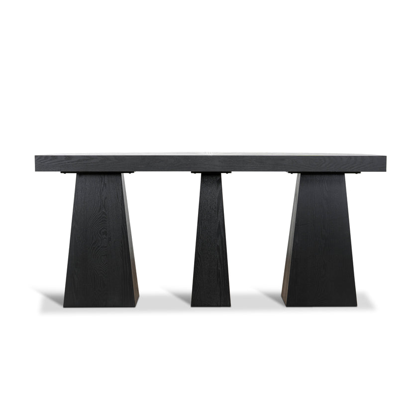 CDT12152-NI 1.7m Console Table - Full Black