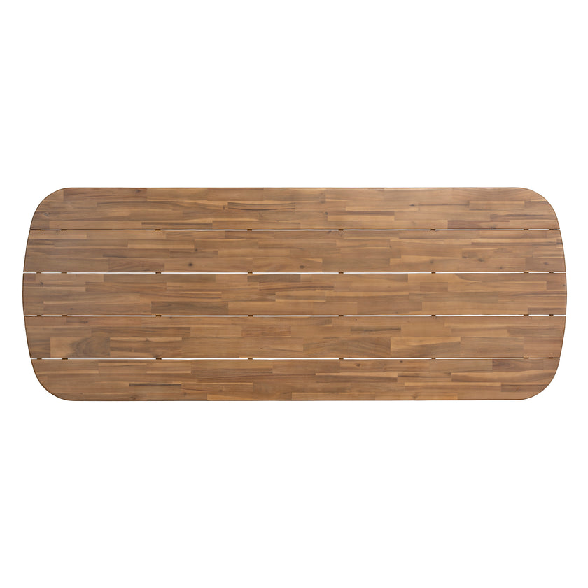 CDT12163-EM 2.5m Outdoor Dining Table - Natural