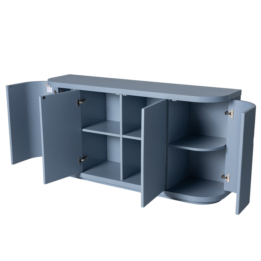 CDT12268-DW 1.6m Veneer Top Buffet Unit - Light Blue