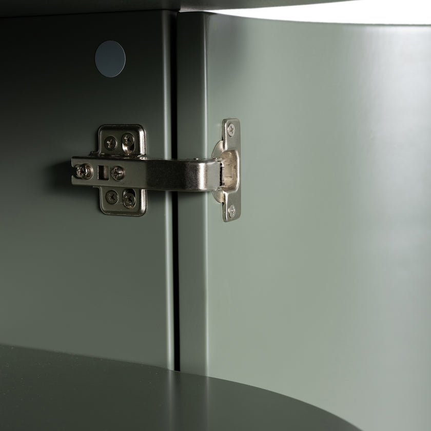 CDT12271-DW 100cm Wooden Storage Cabinet - Sage Green