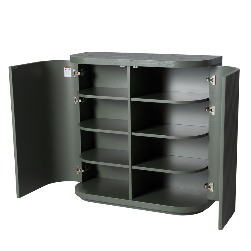 CDT12271-DW 100cm Wooden Storage Cabinet - Sage Green