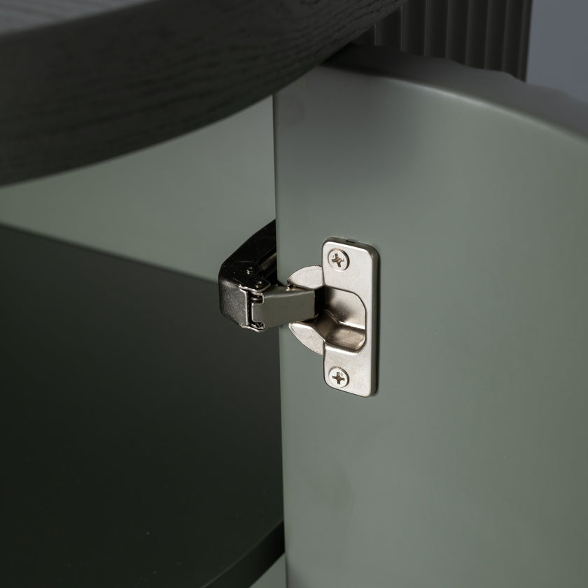 CDT12271-DW 100cm Wooden Storage Cabinet - Sage Green