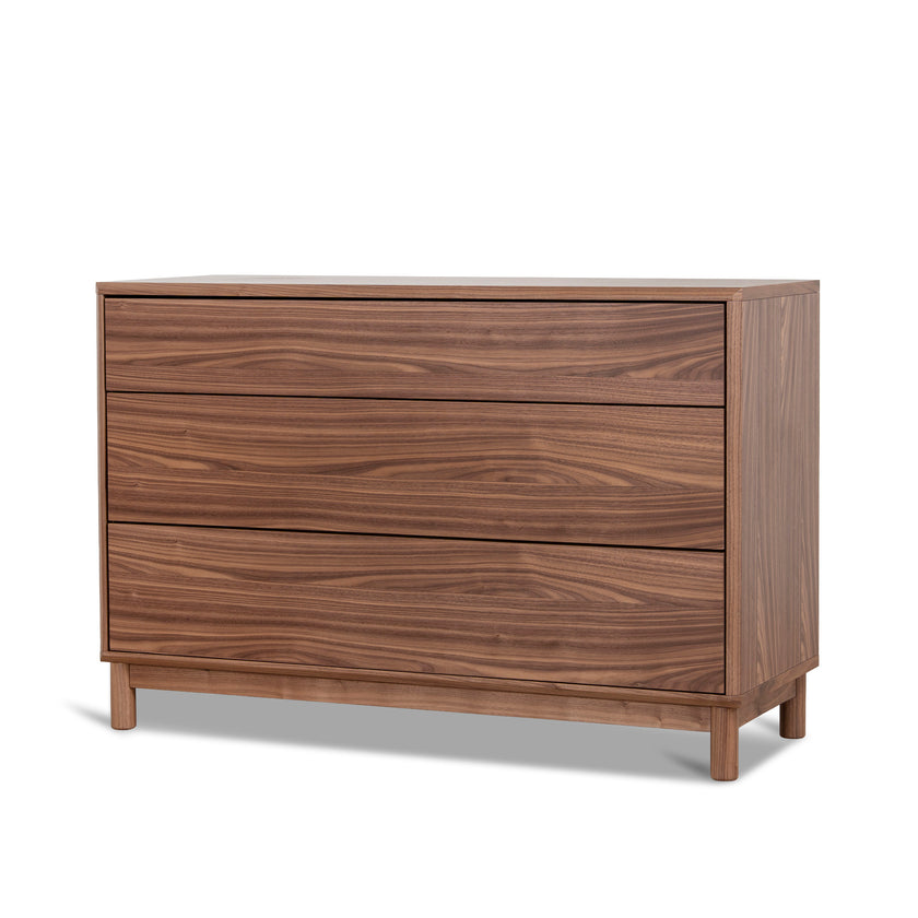 CDT12278-CN 3 Drawers Dresser Unit - Walnut