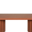 CDT12289-CO 2.4m Concrete Dining Table - Terracotta