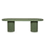 CDT12293-CO 2.4m Concrete Dining Table - Green