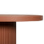 CDT12297-CO 2m Concrete Oval Dining Table - Terracotta