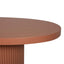 CDT12297-CO 2m Concrete Oval Dining Table - Terracotta