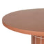 CDT12301-CO 1.4m Concrete Round Dining Table - Terracotta
