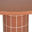 CDT12301-CO 1.4m Concrete Round Dining Table - Terracotta