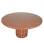 CDT12301-CO 1.4m Concrete Round Dining Table - Terracotta