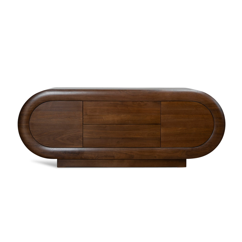 CDT12347-VA 2m Buffet Unit - Natural Walnut
