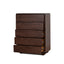 CDT12351-AW Tallboy Drawer Chest - Walnut