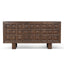 CDT12528-NA 1.83m Elm Sideboard Unit - Dark brown