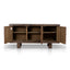 CDT12528-NA 1.83m Elm Sideboard Unit - Dark brown