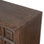 CDT12528-NA 1.83m Elm Sideboard Unit - Dark brown