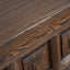 CDT12528-NA 1.83m Elm Sideboard Unit - Dark brown