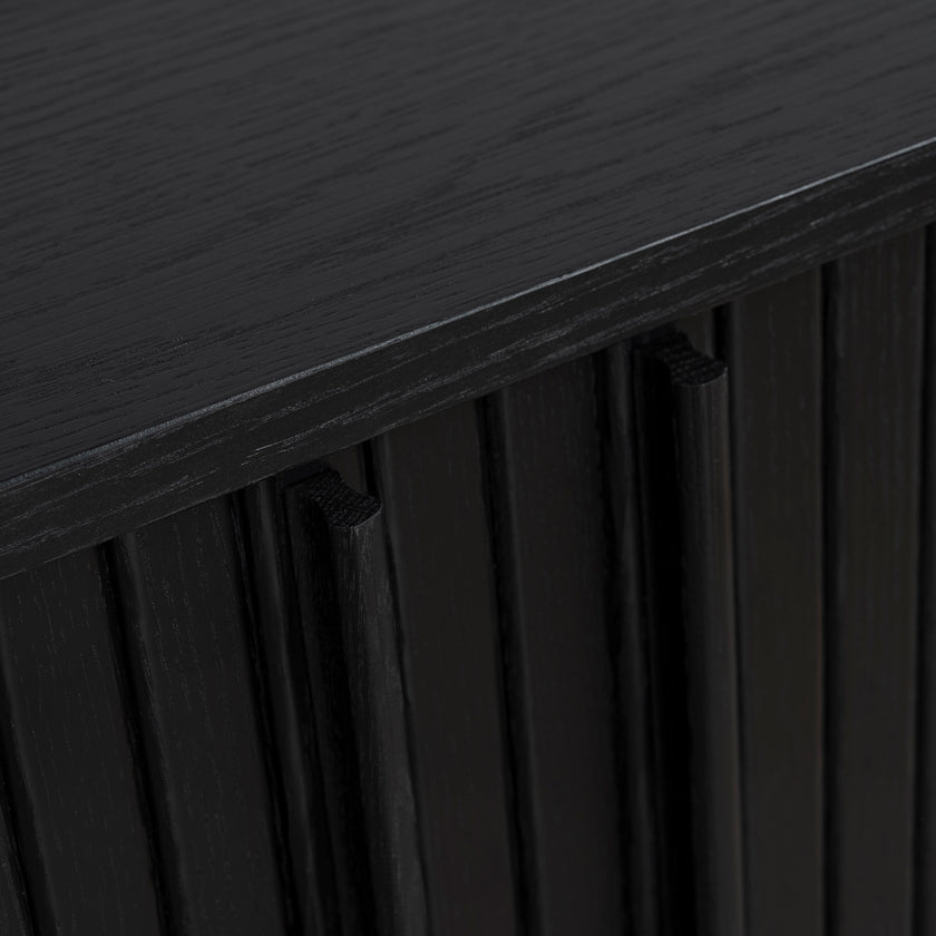 CDT12545-KD 1.7m Wooden Buffets Unit - Full Black