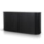 CDT12545-KD 1.7m Wooden Buffets Unit - Full Black