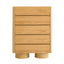 CDT12555-IG Stone Top Tallboy Drawer - Natural
