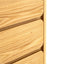 CDT12555-IG Stone Top Tallboy Drawer - Natural