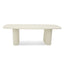 CDT12599-KT 2.4m Outdoor Dining Table - Cream White