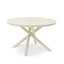 CDT12613-KT 1.2m Outdoor Round Dining Table - Cream White